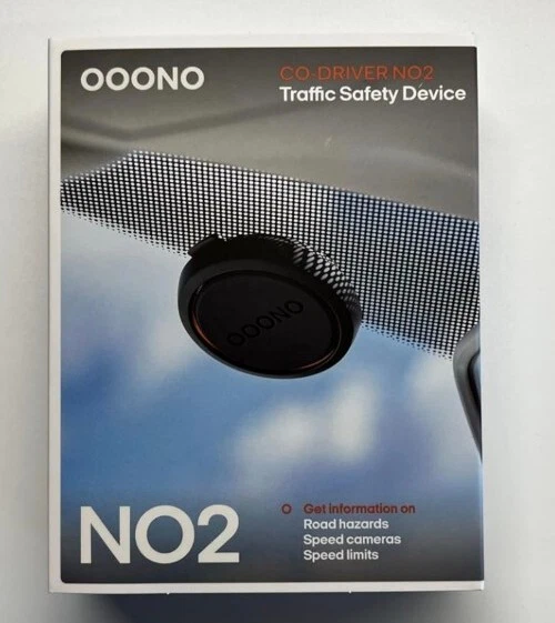 OOONO 6 Stück OOONO CO-Driver NO2 Modell 2024 Warnt Vor Blitzern Verkehrsalarm Wiederaufladbar Led Anzeige Carplay Android Auto Kompatibel S05ad0ax