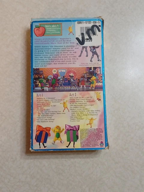 Barney Vhs Tape Barneys Big Surprise Live On Stage Classic Collection Barney Vhs Tape Barneys Big Surprise Live On Stage Classic Collection