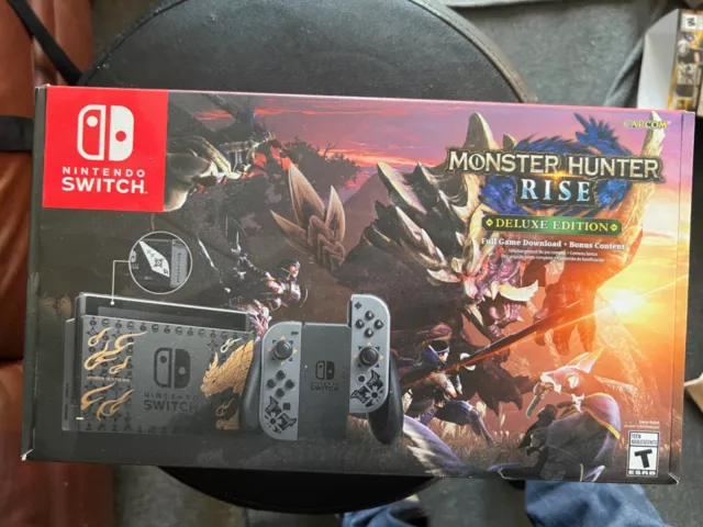 *Brand New* Nintendo Switch Monster Hunter Rise Deluxe Edition Console  - NEW!