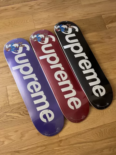 Supreme Celtic Knot Skateboard Deck Set Black/Red/Blue