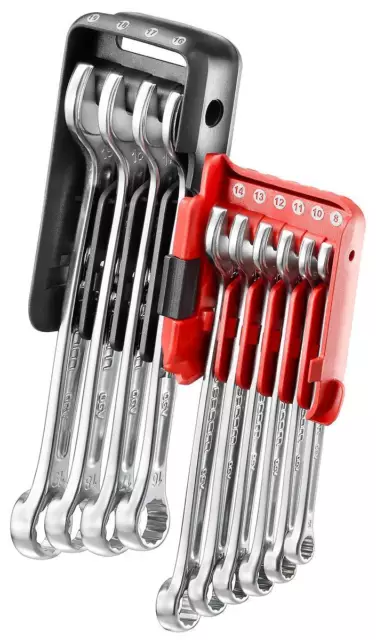 Facom 440.JP10 10 Piece Metric Combination Spanner Wrench Set 8-19mm in Clip