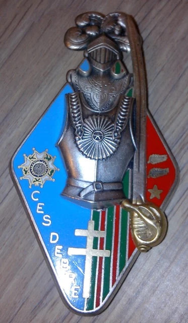 INSIGNE ARMÉE DE l'Air EOR CAEN Aviation ORIGINAL émail ANDOR LE CANNET