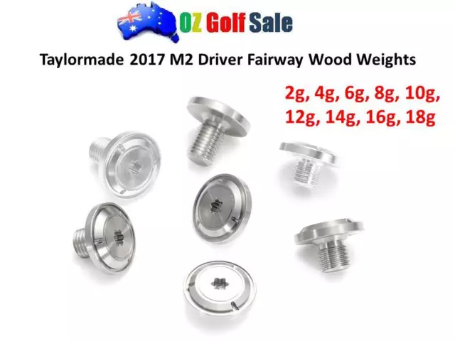 NEW 1pcs Taylormade 2017 M2 Driver FW Head Weight Screw 2g/4/6/8/10/12/14/16/18g