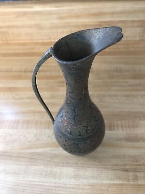 Brass Pitcher Numbered India 3