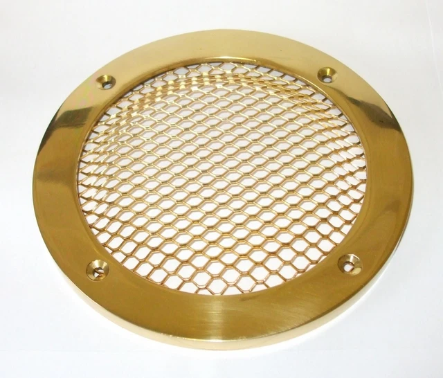 Housse Ventilation Grille Type C1 - Poli Laiton 140mm x 105mm AV100
