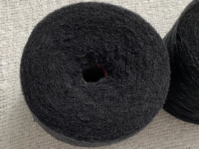 JOB LOT YARN 1380g BUNDLE BOUCLE KNITTING CROCHET MACHINE KNITTING CHARCOAL