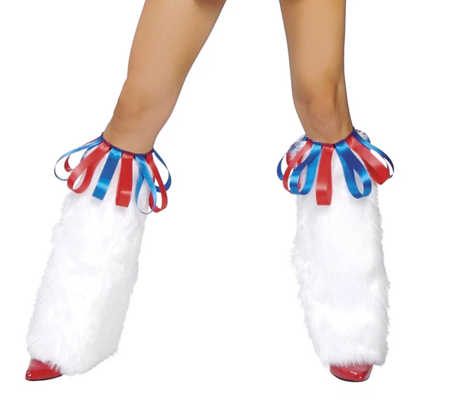 Legwarmers Cheerleader Legwarmers LW4142 Ribbon Top Warmers Rave Legwarmers ST