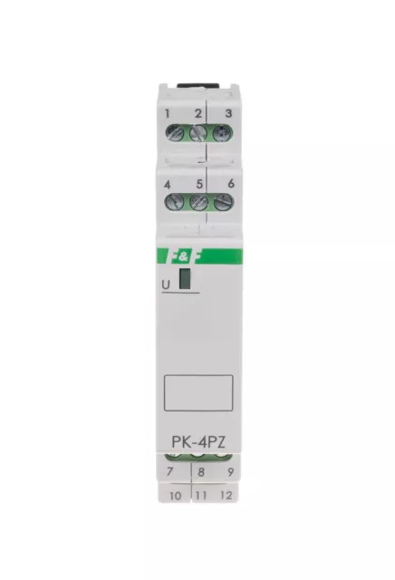 Relais électromagnétique F&F PK-4PZ 24 V AC/DC 4x 8A 2x NO/NC + 2x NO IP20 3