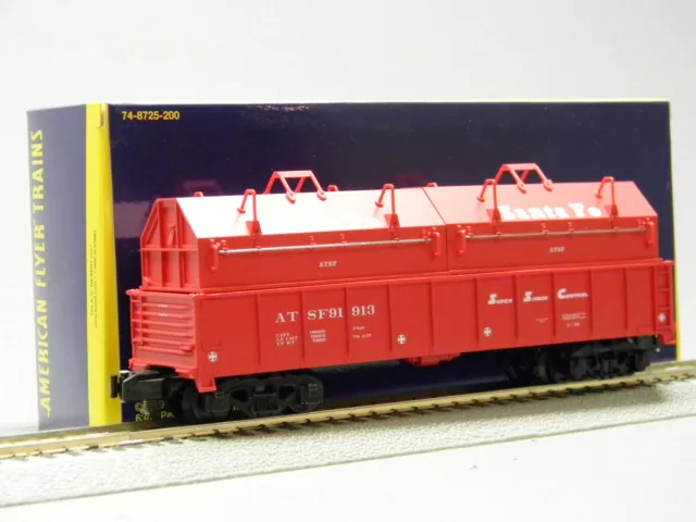 LIONEL AMERICAN FLYER SF GONDOLA W/ COIL COVER #91913 S GAUGE stock 1919101 NEW