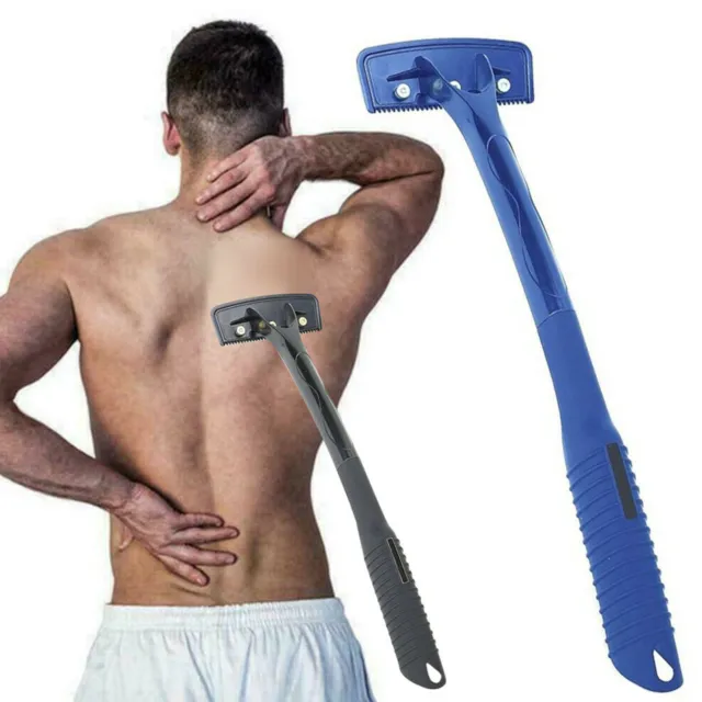 Back Shaver Back Hair Removal DIY Body Shaver Painless Hair Body Groomer 5 Blade