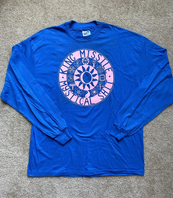 VTG KING MISSILE Mystical Rock Band Sonic Youth Single Stitch XL T