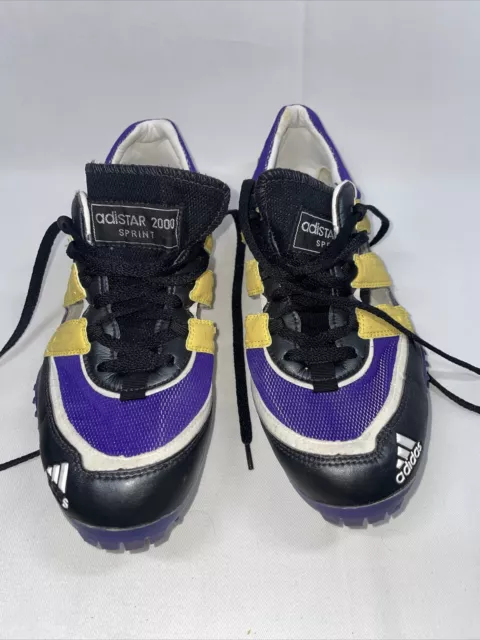 Adidas Adistar 2000 Sprint Shoes Women Size 10 EUC Tool, Spikes And Carry Bag