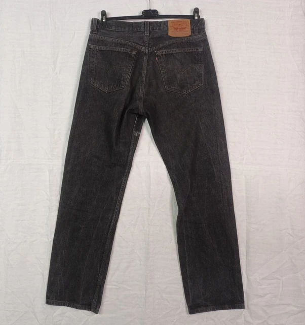 90'S Levi's 560 Tapered Denim Pants, Made in USA, Men's, W33, Vintage cotton blue type Vintage Second Hand