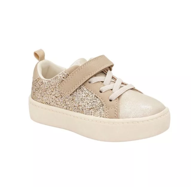 New Carters Gold Glitter Shoes Toddler Girls Size 4