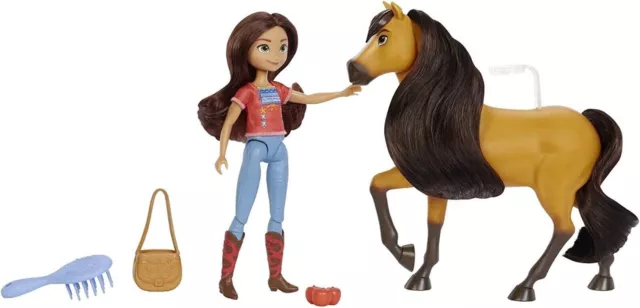 DreamWorks Spirit Riding Free Lucky Doll and Horse Ages 3+ Toy Pony Race Fun