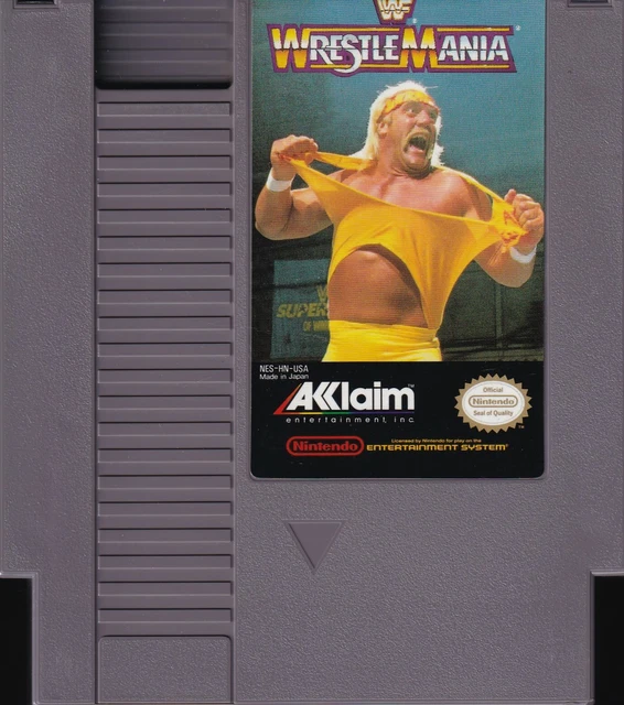 WWF WRESTLEMANIA (1989) nes nintendo entertainment system us NTSC USA IMPORT