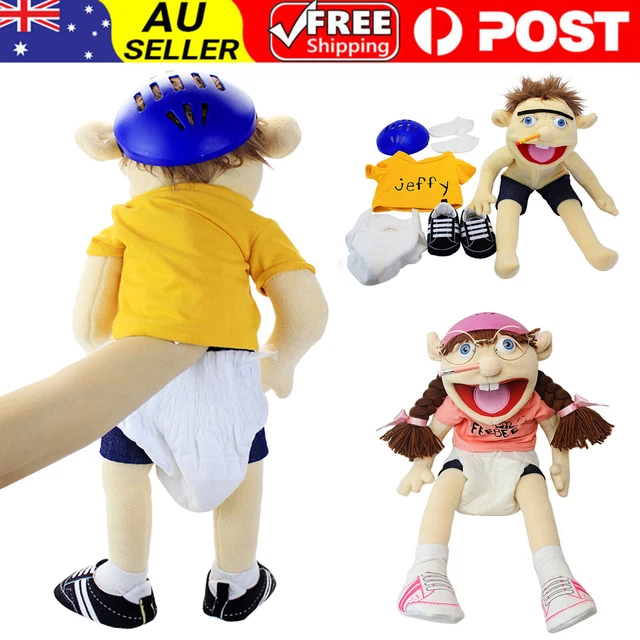 Jeffy Puppet - Cheap Hand Sml Plush Toy Stuffed Doll for Kids