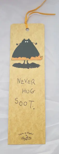 Clive's Cats Bookmark - Never Hug Soot 2