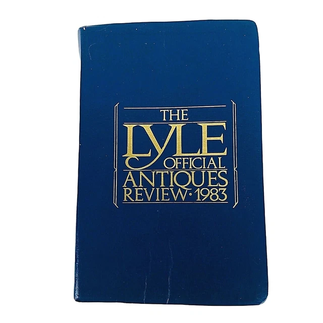 The Lyle Official Antiques Review Book 1983 Soft Cover Black and White