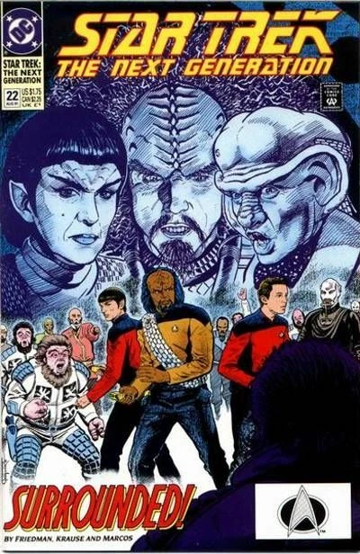 STAR TREK: The Next Generation #22 August 1991 DC Comic Book (NM)