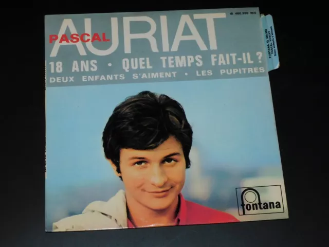 45 tours EP - PASCAL AURIAT - DEUX ENFANTS S'AIMENT. - 1967 - MINT