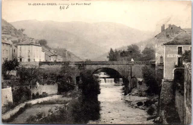 12 SAINT JEAN DU BRUEL - le pont neuf, vue d'ensemble