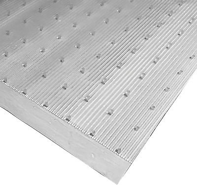 Corredor/protector de piso de plástico transparente Resilia para alfombra de bajo apilamiento 27" x 6