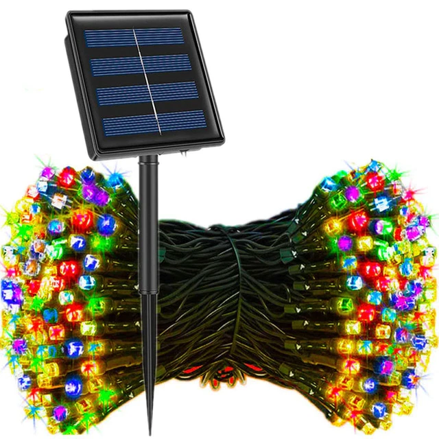 Solar String Lights Outdoor Decor Waterproof Party Garden Fairy Light Christmas