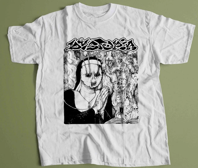 Dystopia band shirt white vintage in sizes S to 5XL TT5739