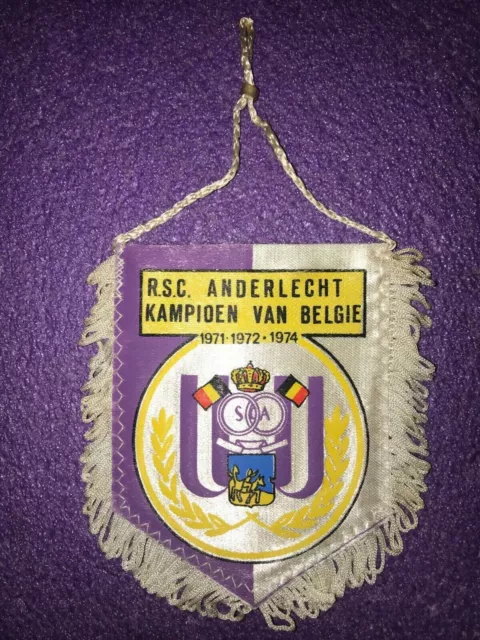 R.S.C. Anderlecht Kampionen Van Belgie [Belgium] 1965-1966 Pennant