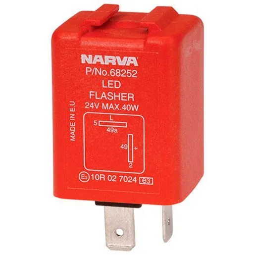 Narva Flasher Unit LED 24V 2 Pin 68252BL