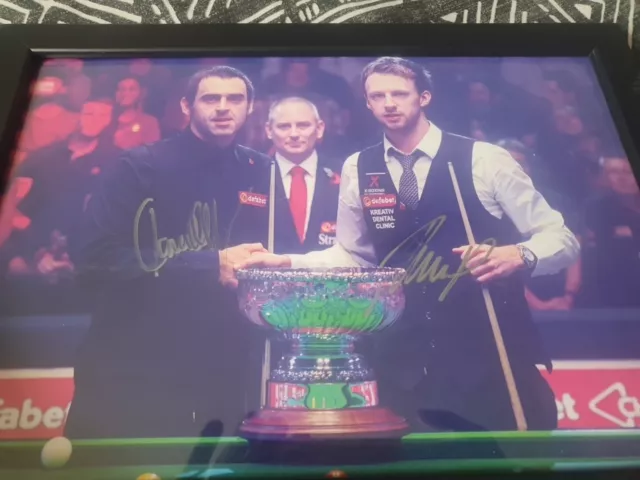 ronnie o'sullivan And Judd Trump Signed Photo