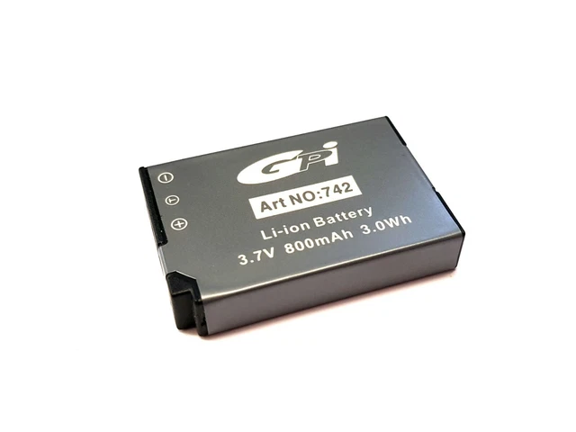 2x Akku Für Medion Life P43012 Kamera – 800 MAh, 3,7V Li-Ion, Kompatibel Mit NP-40, D-Li8
