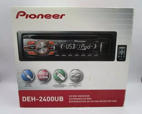 Pioneer DEH-2400UB CD Player / MP3 In Dash Car Audio Receiver CD Car Stereo