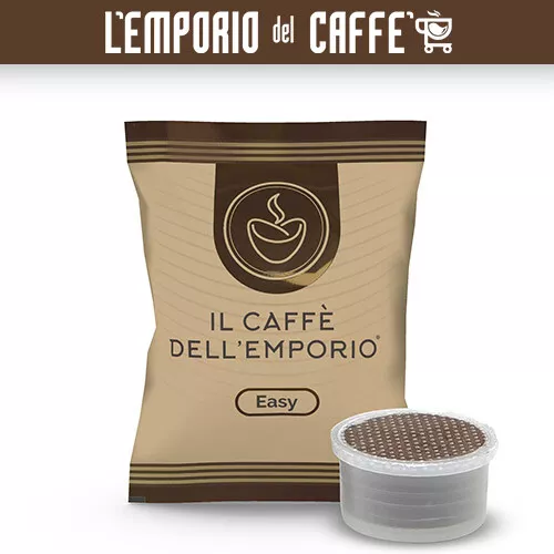 600 Capsules le Café Dell'Emporio Compatibles lavazza Espresso Point Easy Bleu