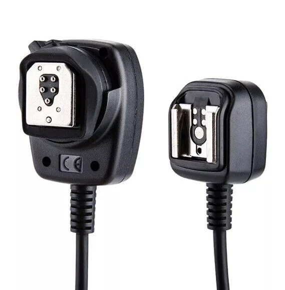 Off Camera E-TTL Flash Cord for Canon Speedlites. Cable compatible with OC-E3 2