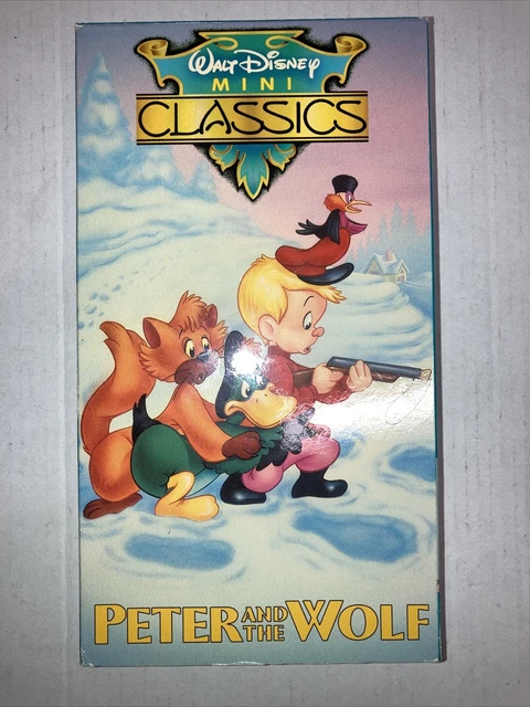 PETER AND THE Wolf VHS (Walt Disney Mini Classics) RARE, HTF, EUC EUR 8
