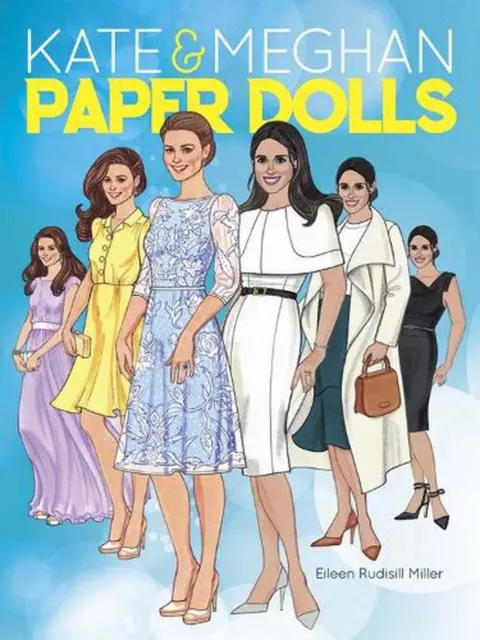 Kate and Meghan Paper Dolls by Eileen Miller (English) Paperback Book
