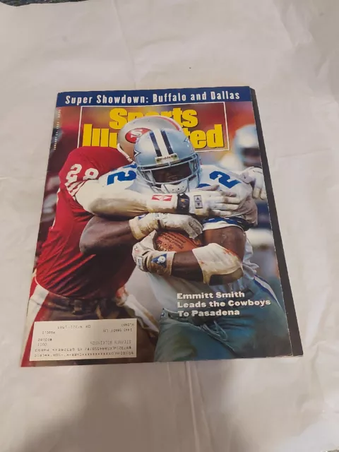 NFL Playoffs Sports Illustrated Magazine 1/22/1996 Emmitt Smith Cover