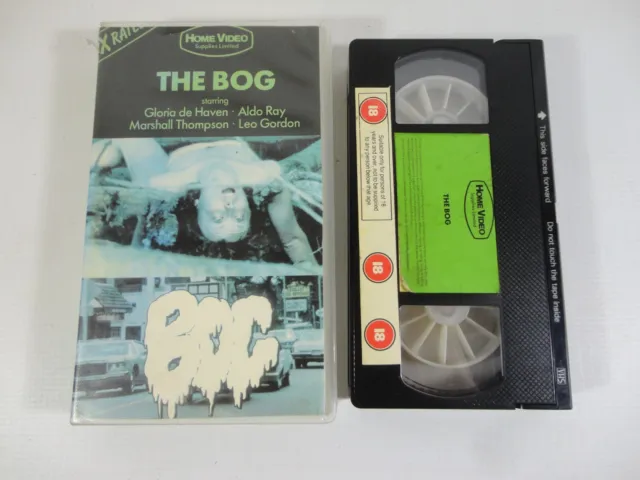 THE BOG RARE VHS Video Tape - Horror Aldo Ray Haven Pre-Cert Vintage ...