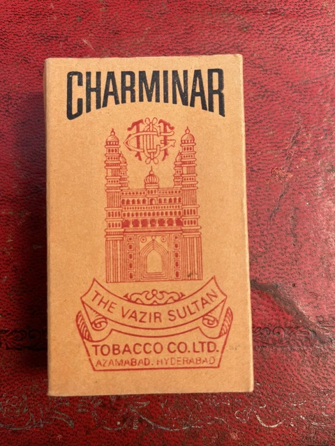 CHARMINAR VAZIR SULTAN India Hyderabad Vintage Cigarette Packet 10s £10.79 