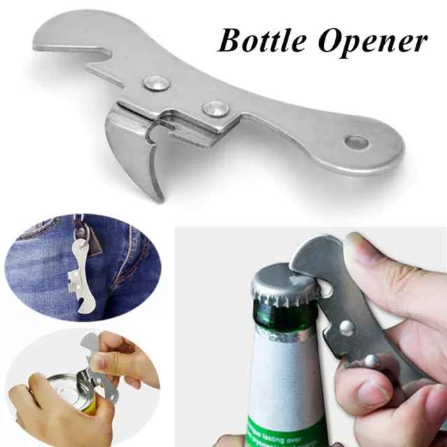 Abridor de botellas de cerveza vidrio abridor de latas manual profesional seguridad N Q
