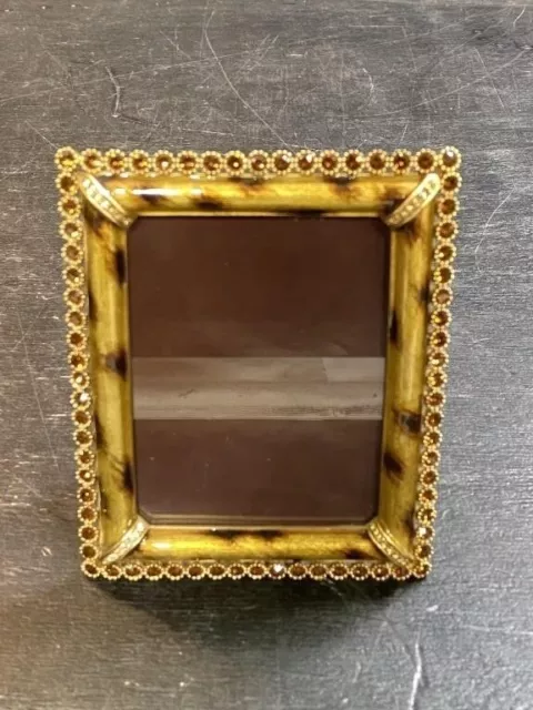Jay Strongwater "Emelia Stone Edge" Photo Picture Frame