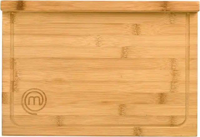 TAGLIERI COLTELLI da Cucina MasterChef Bambù Acciao Inox Affettare 6 pezzi  EUR 39,90 - PicClick IT