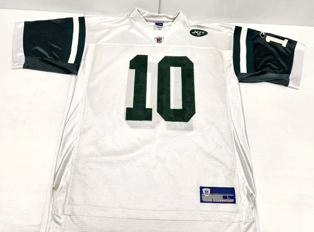 Reebok New York Jets NFL Quarterback Chad Pennington #10 Jersey ~ Size Large
