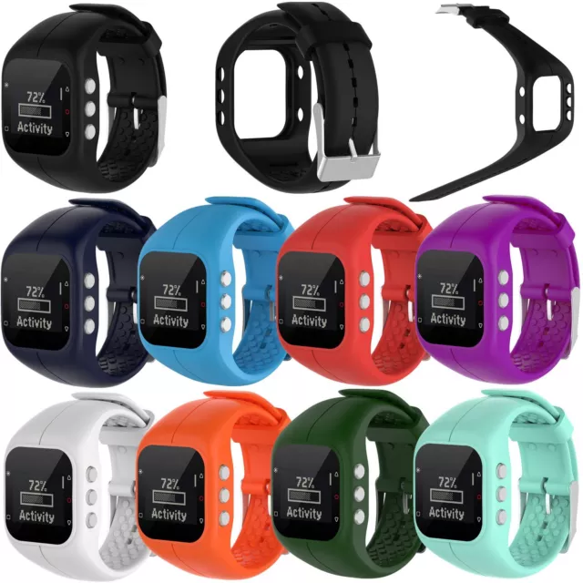 Silicone Watch Band Replacement Wrist Strap Holder for Polar A300 Sports Tracker