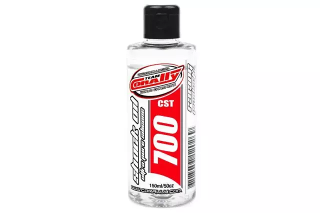 Team Corally Shock Oil Ultra Pure Silicone 700 CPS 150ml / C-81070