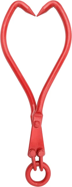 1912 Earth Worth | Skidding Tongs with Ring | 16 Inch | Red
