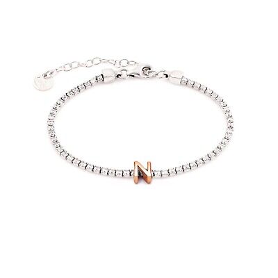 Accurist Bello Bracciale Argento Bracciale IN Argento Circa 19 CM Lungo 