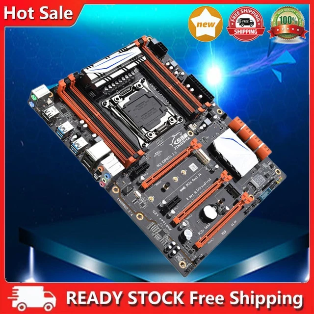 X99 COMPUTER MOTHERBOARD 8 X DDR3 7.1 Channel PC Main Board 1000M